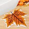 Thanksgiving Fall Bathroom Rugs, 27.5''x 27.5''Maple Leaf Bath Mat, Non-Slip, Machine Washable, Autumn Bathtub Rug Decor for Front Door, Bedroom, Living Home